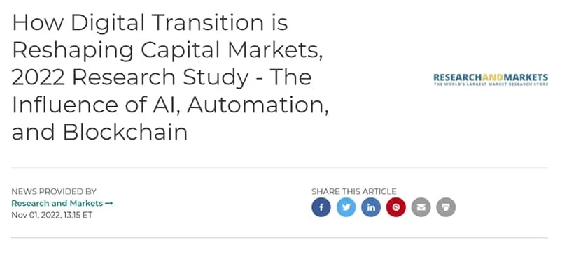 Research and Markets press release header with logo