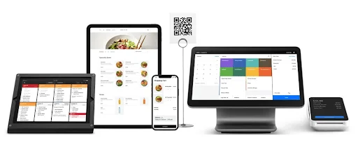 Square for Restaurants system hardware.
