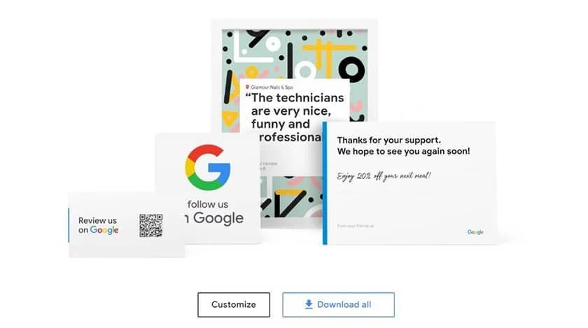 Google business profile marketing kit.