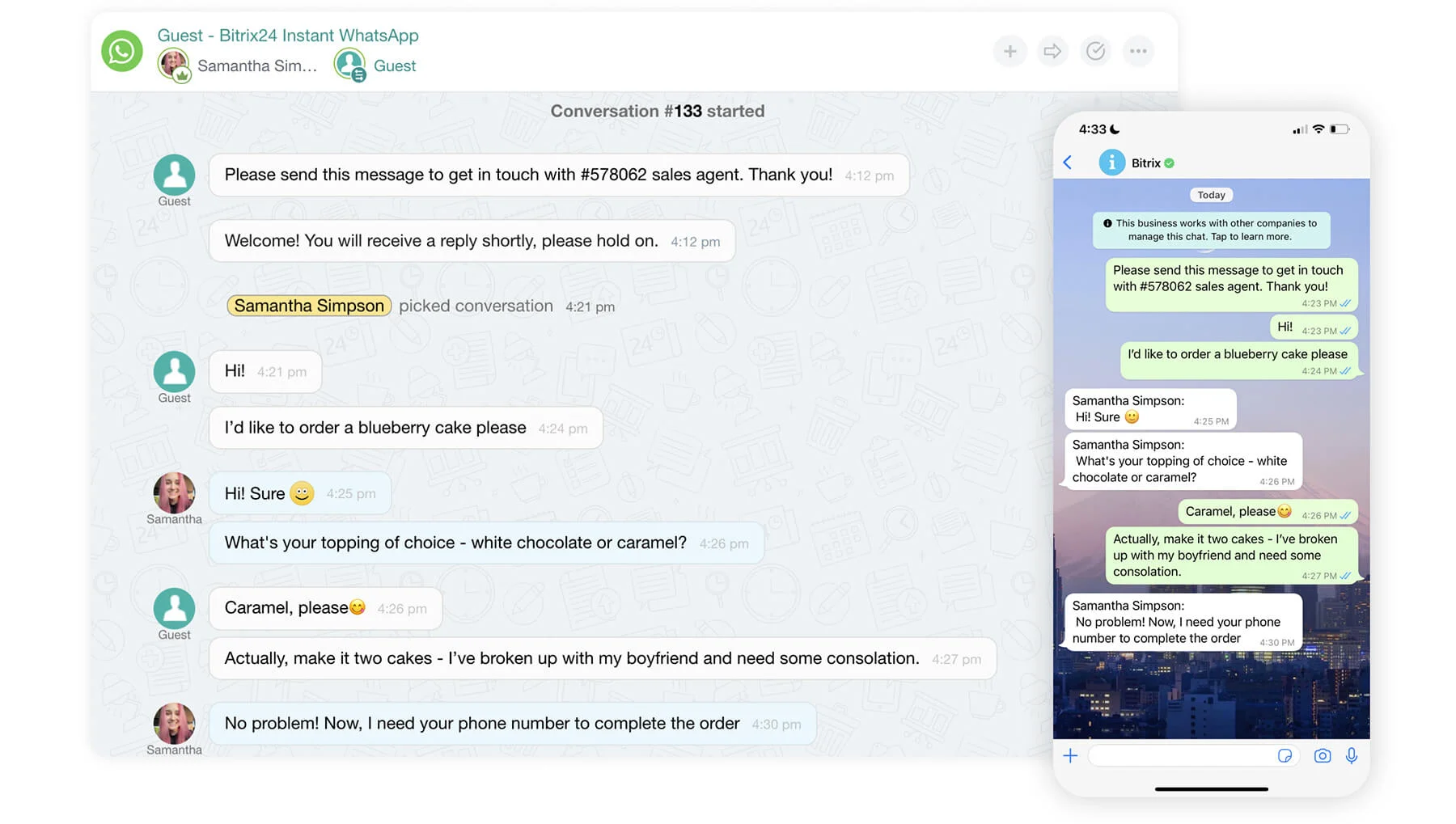 Bitrix provides omnichannel customer service for ecommerce businesses