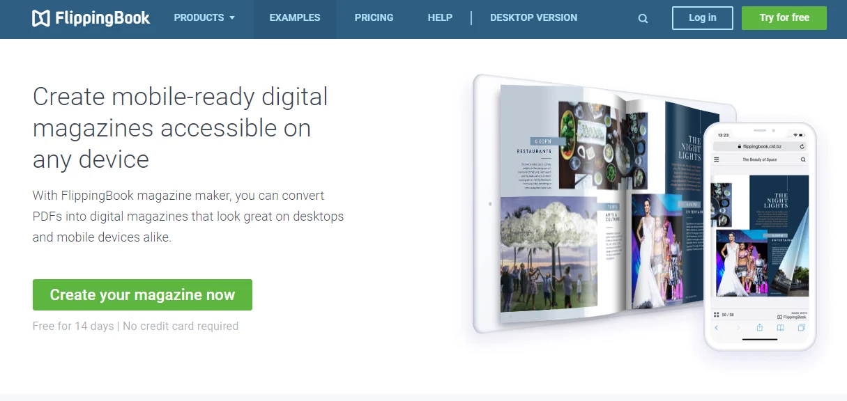 flippingbook homepage