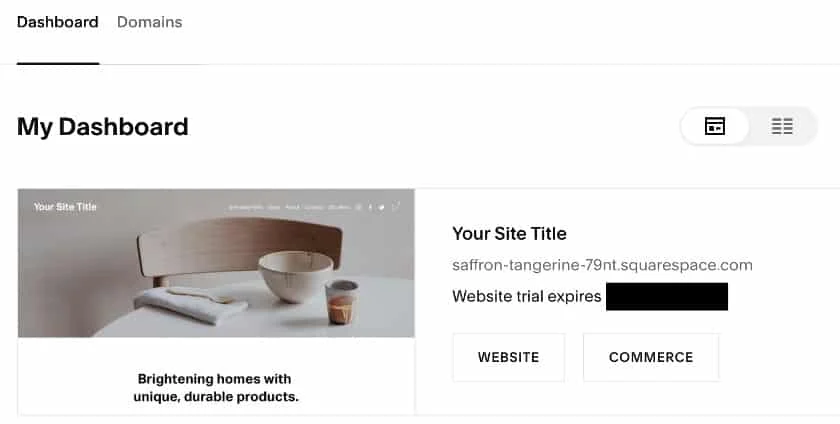 Designing site on Squarespace.