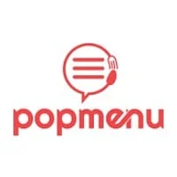 Popmenu logo that links to the Popmenu homepage in a new tab.