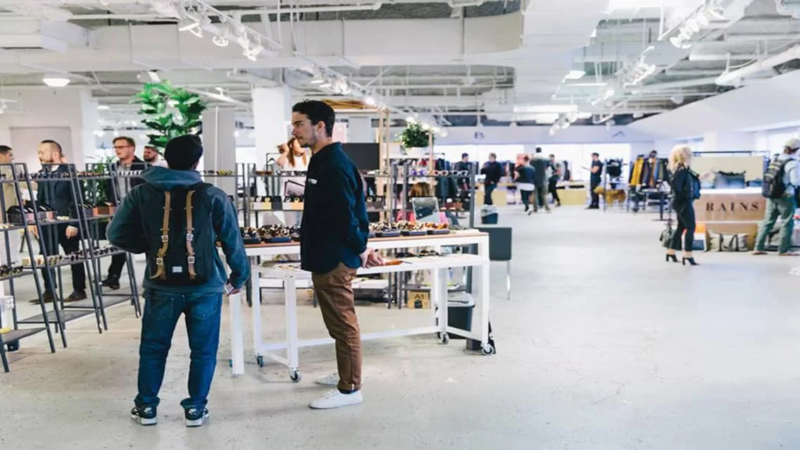 A Market Week at the California Market Center in L.A. is a trade show that is hosted seasonally and provides retailers.