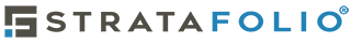 Stratafolio logo.