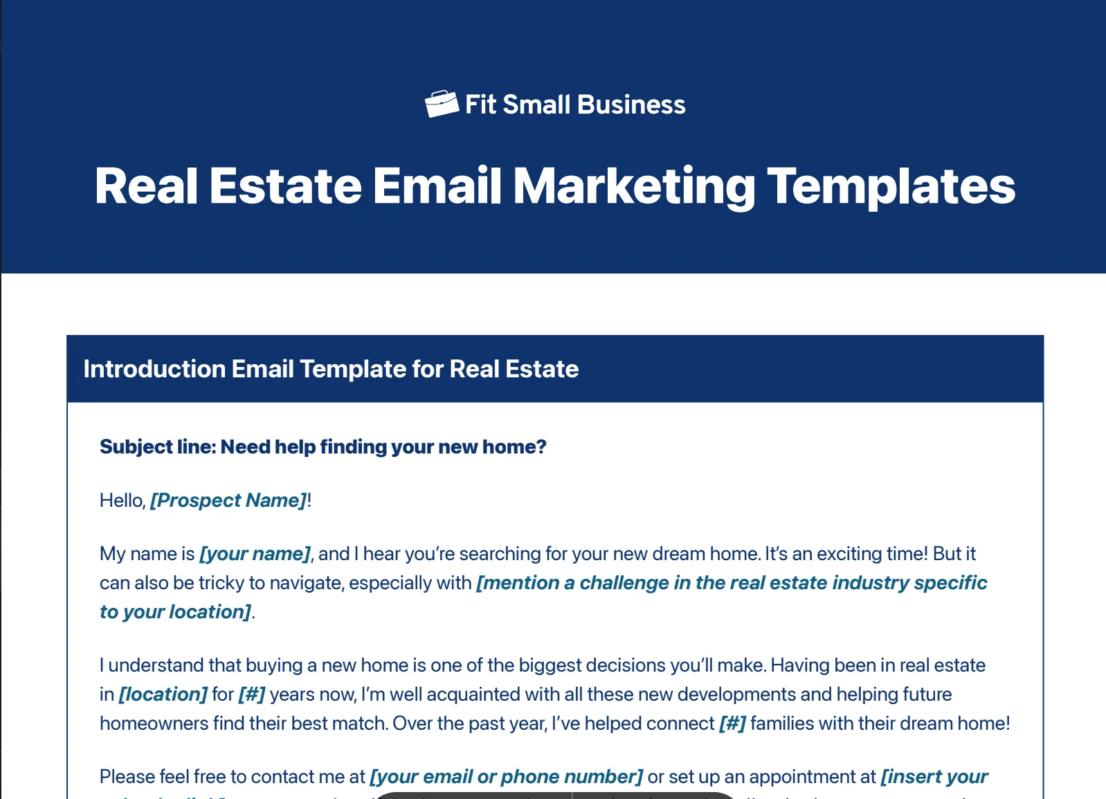 RealEstateEmailMarketingTemplates