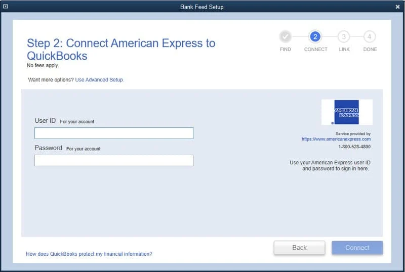 Connecting your bank account to QuickBooks Desktop.