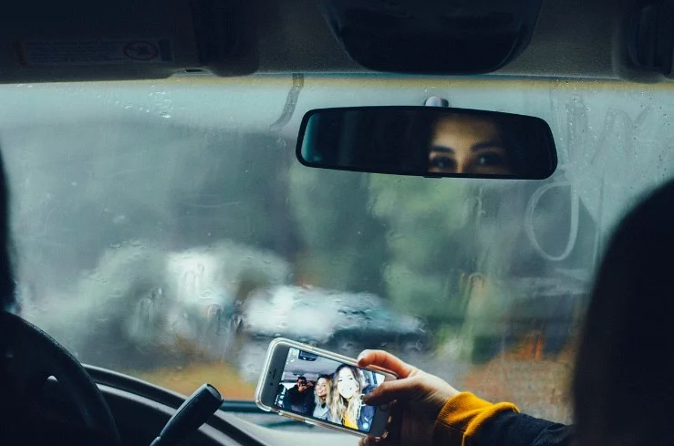 People inside a car