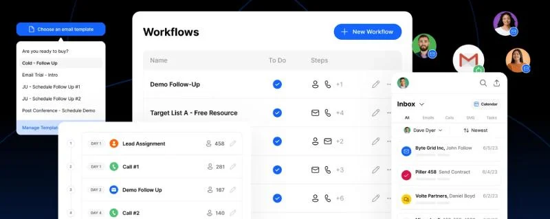 Automate your sales outreach workflows with Close.