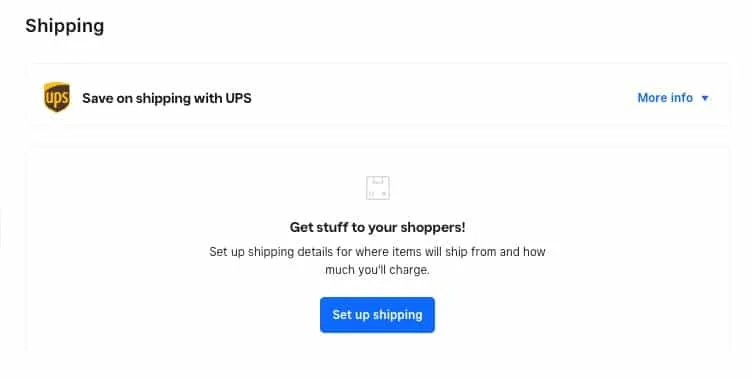 Setting up your shipping procedures and rates.
