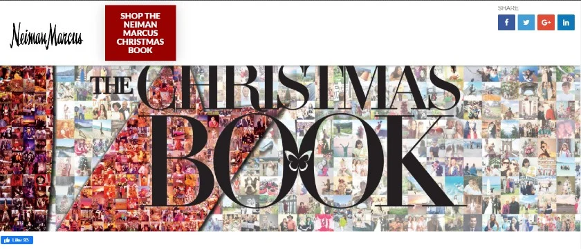 Christmas Catalogue Display