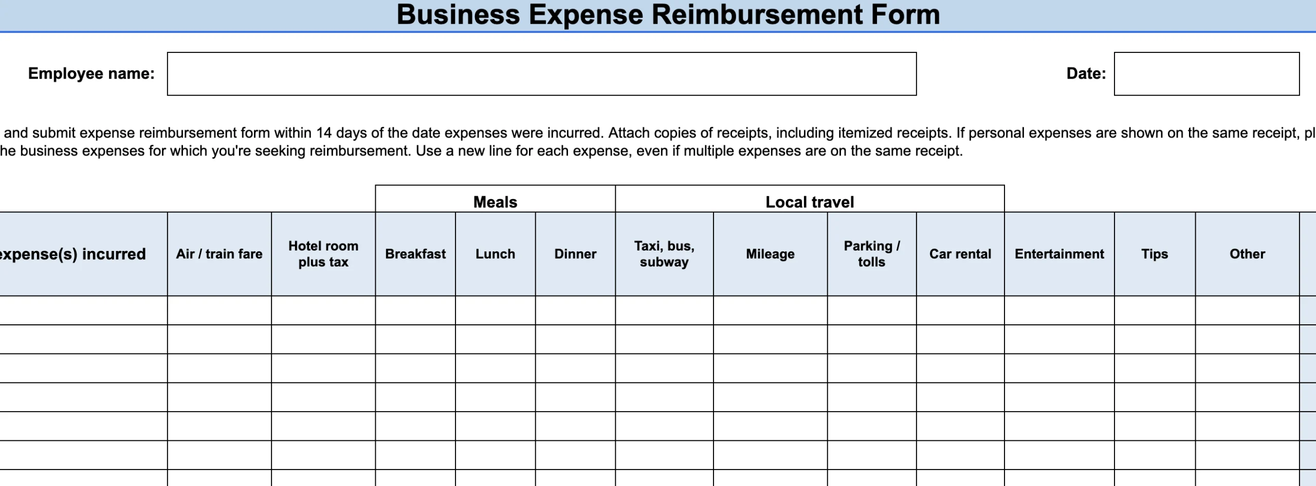 FSB_Expense_Reimbursement_Form