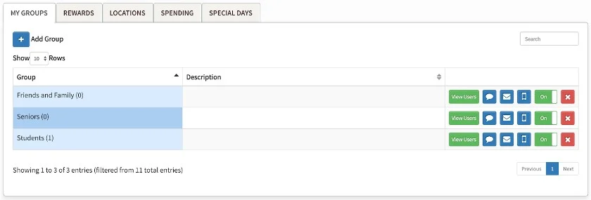 Creating customer groups with Lightspeed.