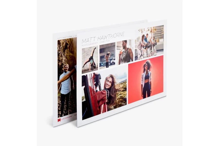 Sample postcards from Smartpress.