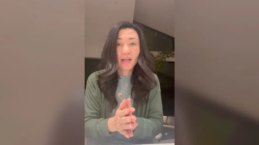 A screenshot of Kyte Baby founder Ying Liu's apology on TikTok.