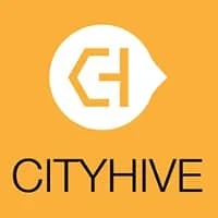 City Hive logo that links to the City Hive homepage in a new tab.