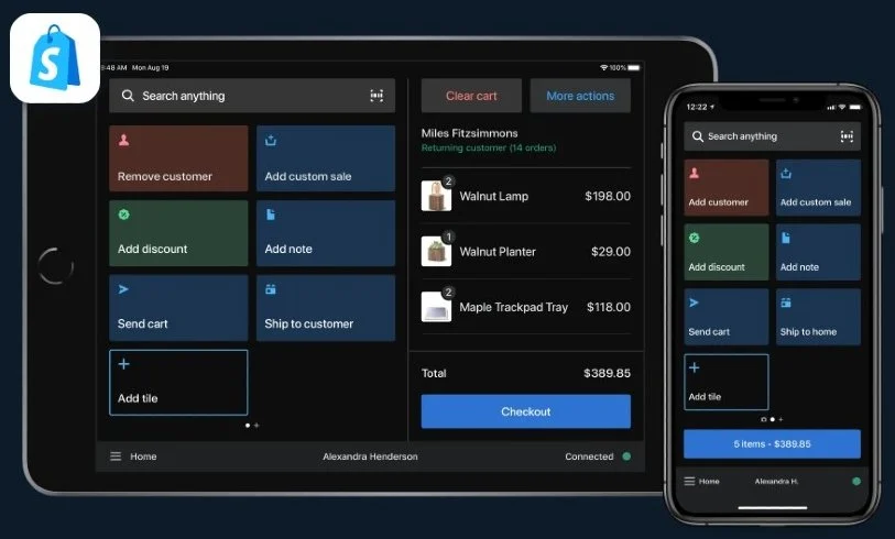Shopify pos app.