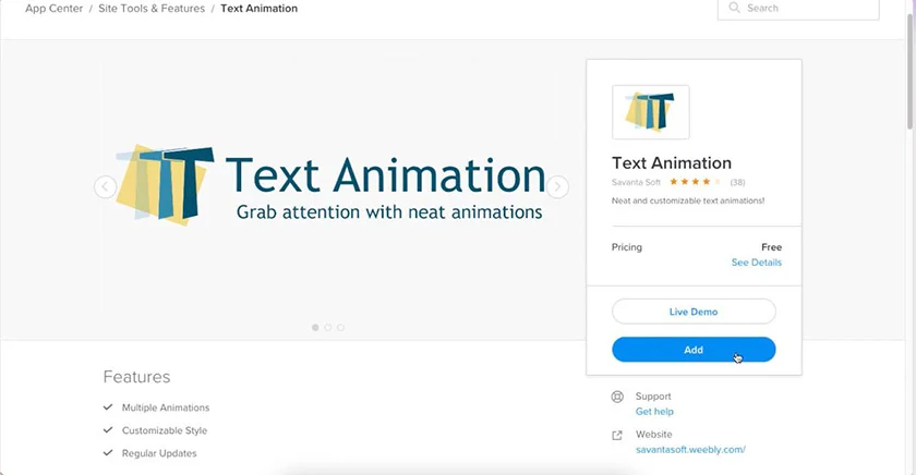 Adding an app to your website.