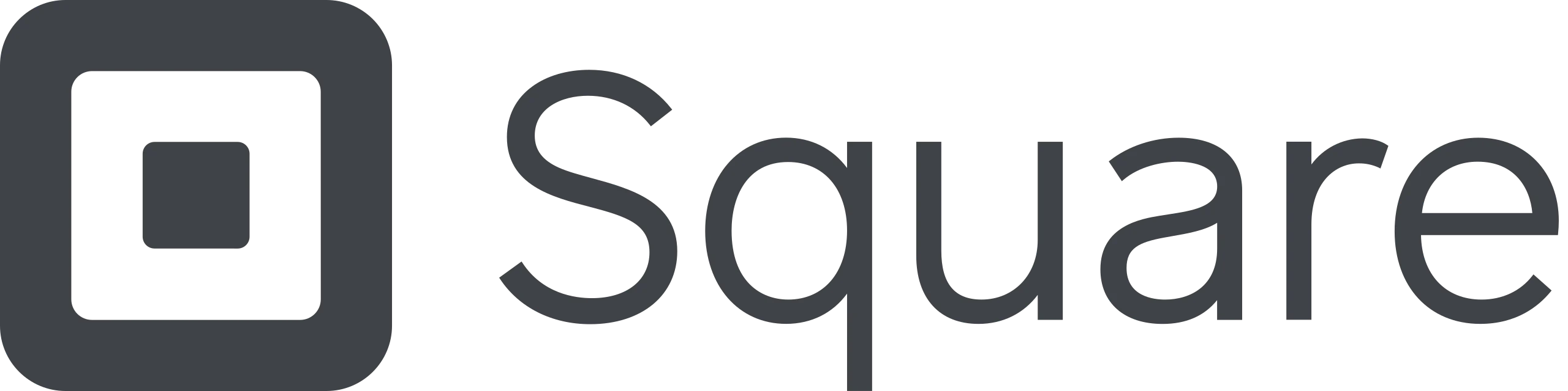 Square logo.